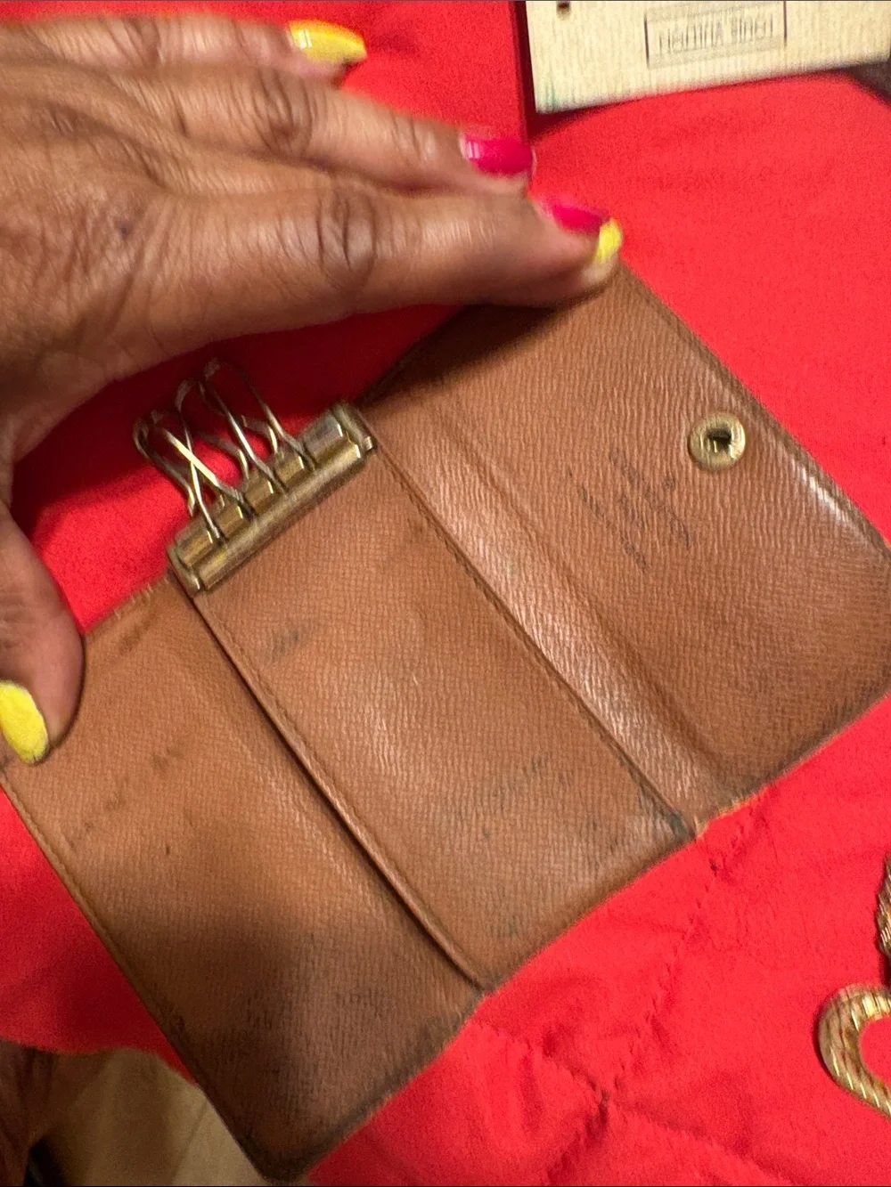 Louis Vuitton Brown Monogram Key Holder